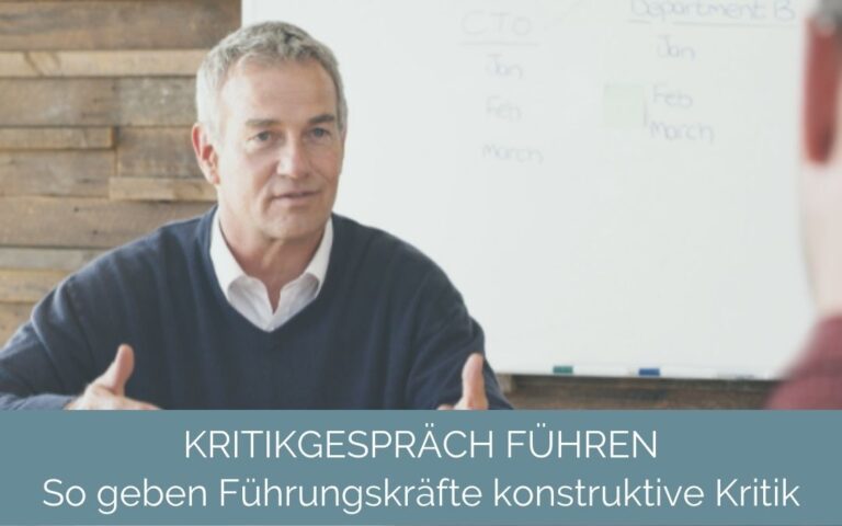 Kritikgespräche führen